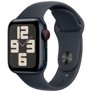 Apple Watch Se Gps 44mm Midnight Aluminium Case With Midnight Sport Band - S/m