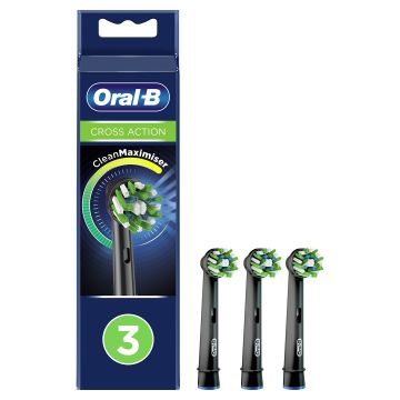 Oral-b Crossaction Musta 3 Kpl