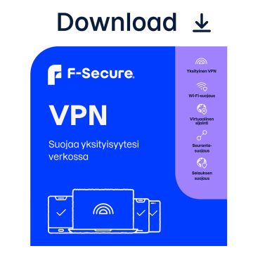 F-secure Freedome 1vuosi/3 Laitetta
