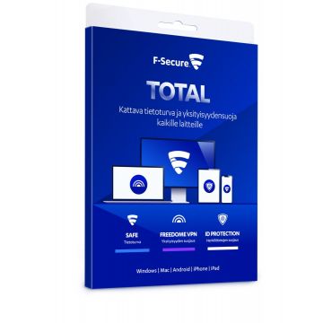 F-secure Total 1 Vuosi/3 Laitetta