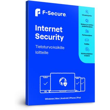 F-secure Internet Security 1 Vuosi / 5 Laitetta