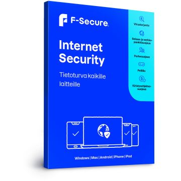 F-secure Internet Security Attach 1 Vuosi / 3 Laitetta