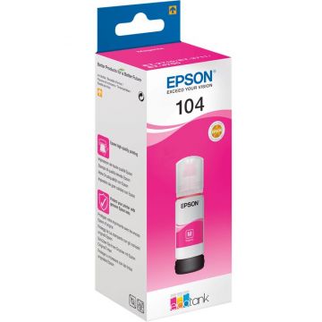 Epson Ecotank 104 Magenta Ink