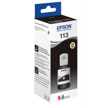 Epson 113 Ecotank Pigment Musta Mustepullo