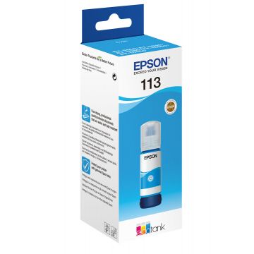 Epson 113 Ecotank Pigment Cyan Mustepullo