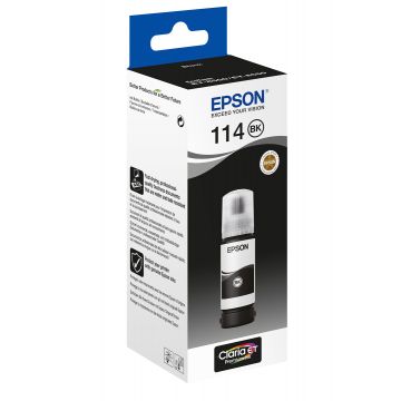 Epson 114 Ecotank Pigment Musta Mustepullo