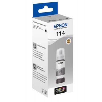 Epson 114 Ecotank Harmaa Mustepullo