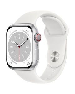 Apple Watch S8 41 Sil Al Wt Sp
