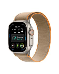 Apple Watch Ultra 4 Gps + Cellular 49mm Natural Titanium Case With Sand Trail Loop - M/l