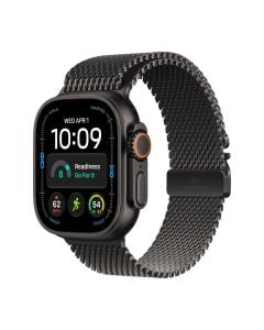 Apple Watch Ultra 4 Gps + Cellular 49mm Black Titanium Case With Black Titanium Milanese Loop - M