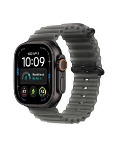 Apple Watch Ultra 4 Gps + Cellular 49mm Black Titanium Case With Translucent Black Ocean Band