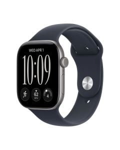 Apple Watch Series 12 Gps + Cellular 46mm Space Grey Aluminium Case With Navy Blue Sport Band - M/l