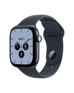 Apple Watch Series 12 Gps + Cellular 42mm Night Blue Ceramic Case With Navy Blue Sport Band - M/l