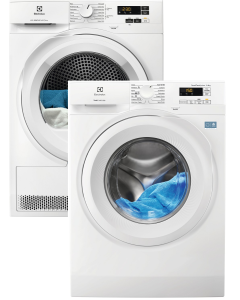 ELECTROLUX EW5F4248A2 PYYKINPESUKONE + EDI611N84N KUIVAUSRUMPU