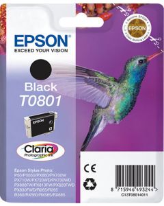 Epson T0801 Musta Väripatruuna