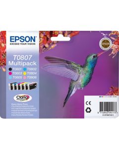 Epson T0807 Multipack Väri-