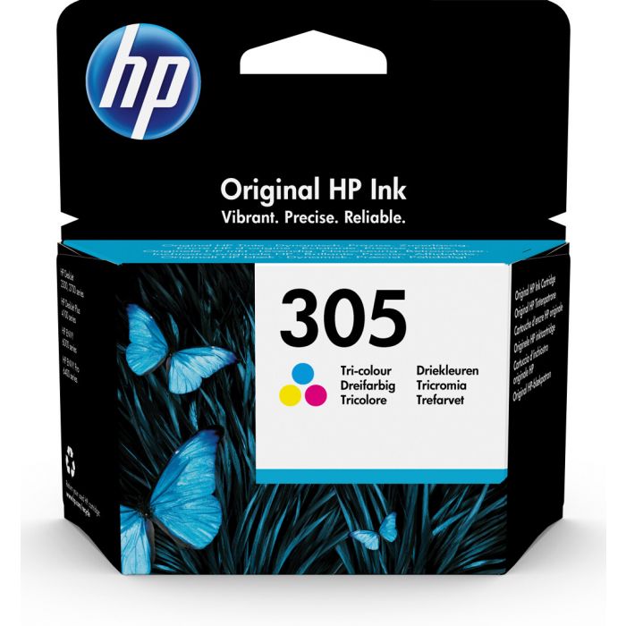 Hp 305 Tri-color Original Mustapatruuna