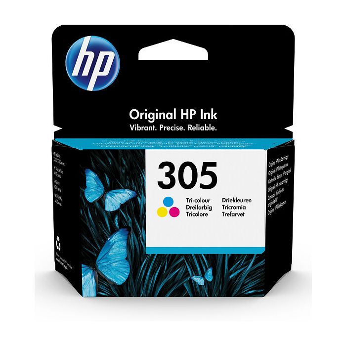 Hp 305 Tri-color Original Mustepatruuna