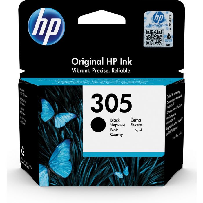 Hp 305 Black Original Mustapatruuna