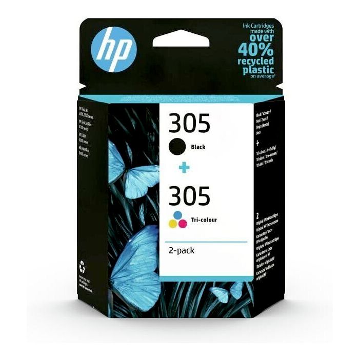 Hp 305 Kolmiväri & Musta Mustekasettipakkaus