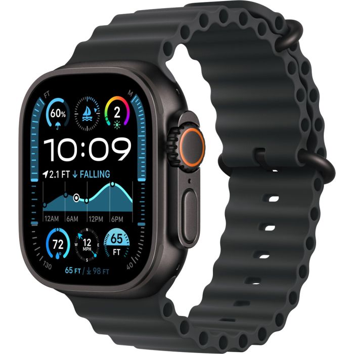 Apple Watch Ultra 2 Gps + Cellular 49mm Black Titanium Case With Black Ocean Band