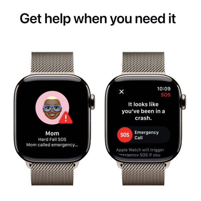 Apple Watch Series 10 Gps + Cellular 42mm Rose Gold Aluminium Case With Light Blush Sport Band - S/m