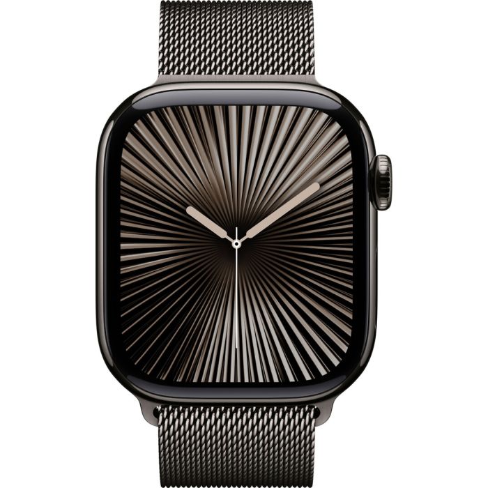 Apple Watch Series 10 Gps + Cellular 42mm Slate Titanium Case With Slate Milanese Loop