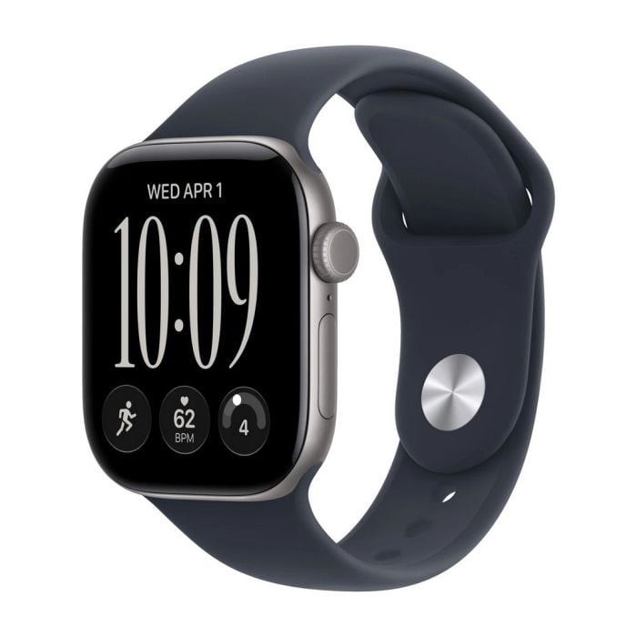 Apple Watch Series 12 Gps + Cellular 42mm Space Grey Aluminium Case With Navy Blue Sport Band - S/m