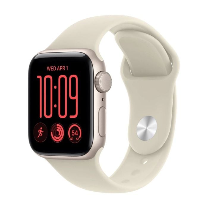 Apple Watch Se 3 Gps 40mm Starlight Aluminium Case With Sand Sport Band - S/m