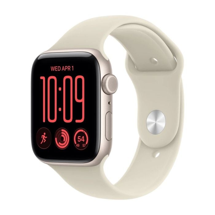 Apple Watch Se 3 Gps + Cellular 44mm Starlight Aluminium Case With Sand Sport Band - M/l
