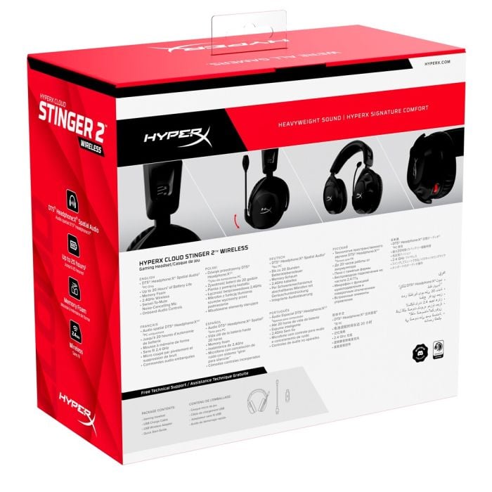 Hyperx Cloud Stinger 2 Langattomat Pelikuulokkeet