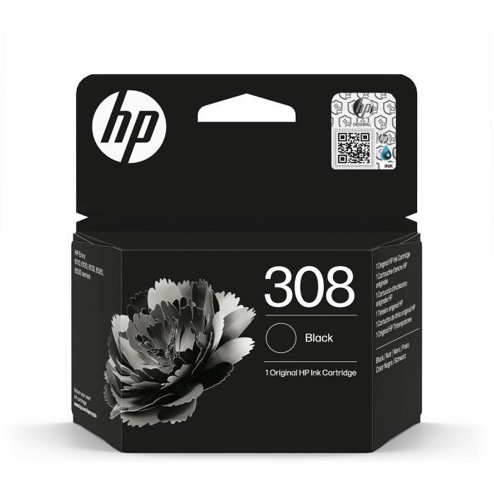 Hp 308 Black Original Muste-