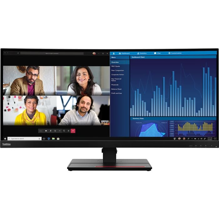 Lenovo P34w-20 34" Curved Wqhd Tietokonenäyttö