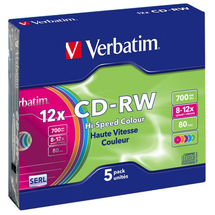 Verbatim 43167 Cd-rw 5kpl Pkt