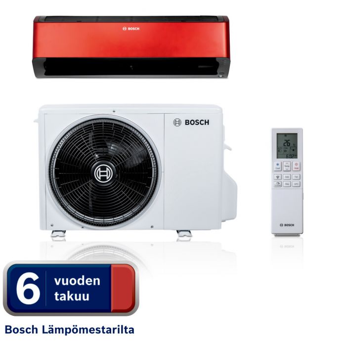 Bosch Climate Comfort 8101i 6,5 Kw Ilmalämpöpumppu, Red