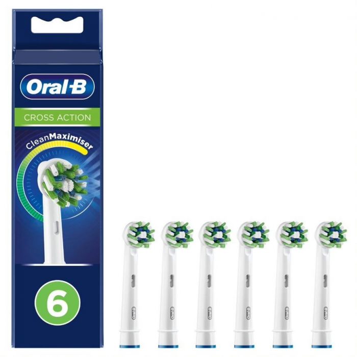 Oral-b Crossaction Vaihtoharja Cleanmaximiser 6 Kpl