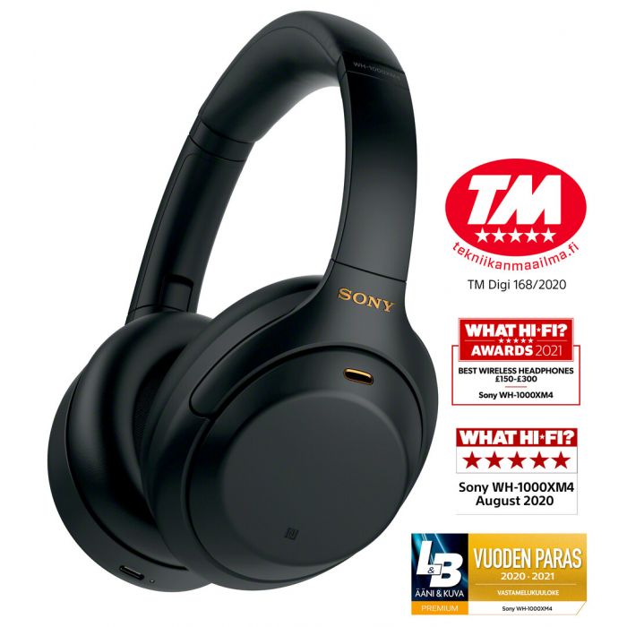 Sony Wh-1000xm4 Langattomat Vastamelukuulokkeet