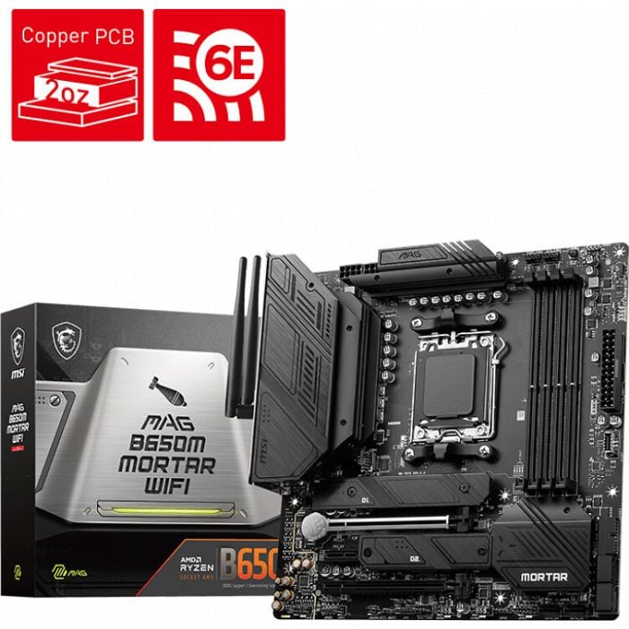 Msi Mag B650m Mortar Wifi Am5 Emolevy