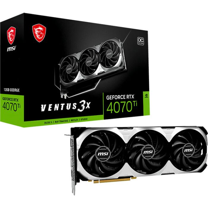 Msi Geforce Rtx 4070ti Ventus 3x Oc Näytönohjain