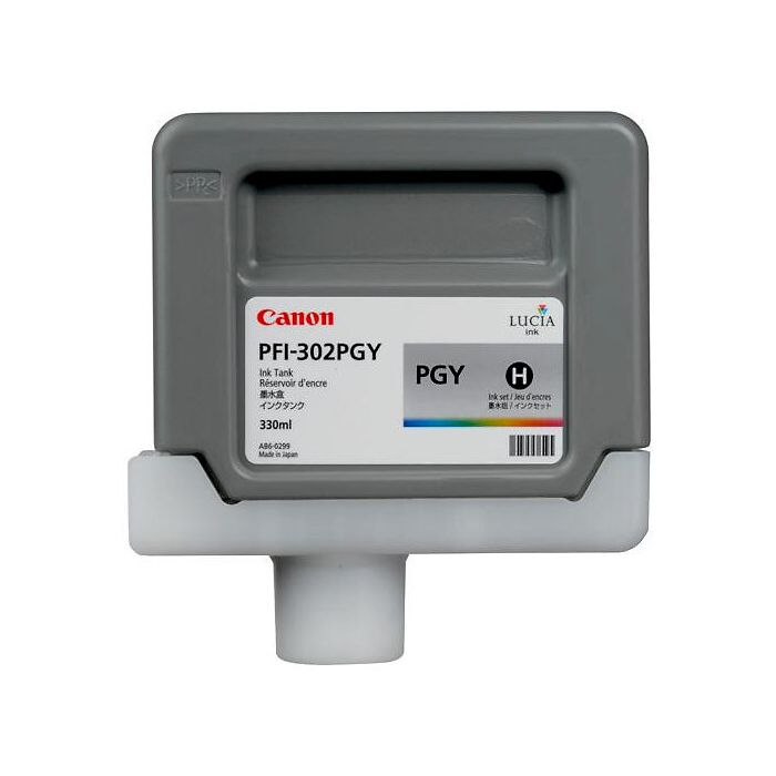 Canon Pfi302pgy Photo Ink Grey