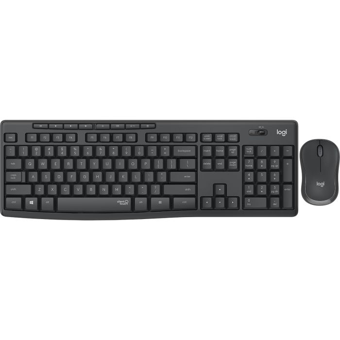 Logitech Mk295 Silent Langaton Näppäimistö Ja Hiiri