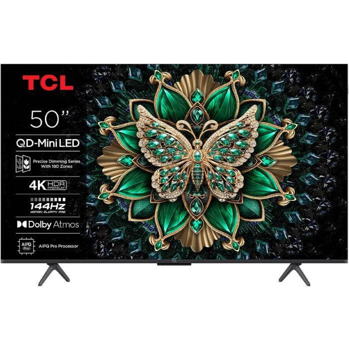 Tcl 50" 4k Qd-miniled Tv 50c6k 