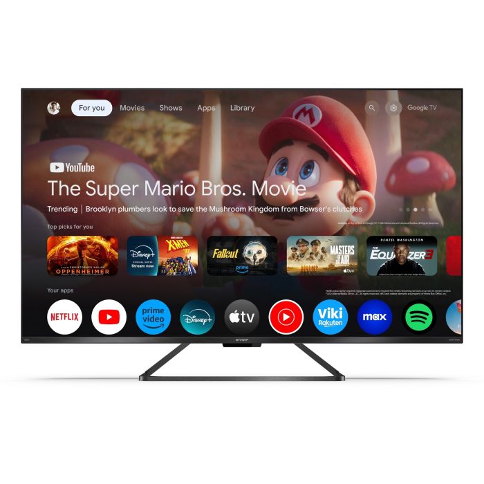 Sharp 50" 4k Qled-tv 50gr8265e
