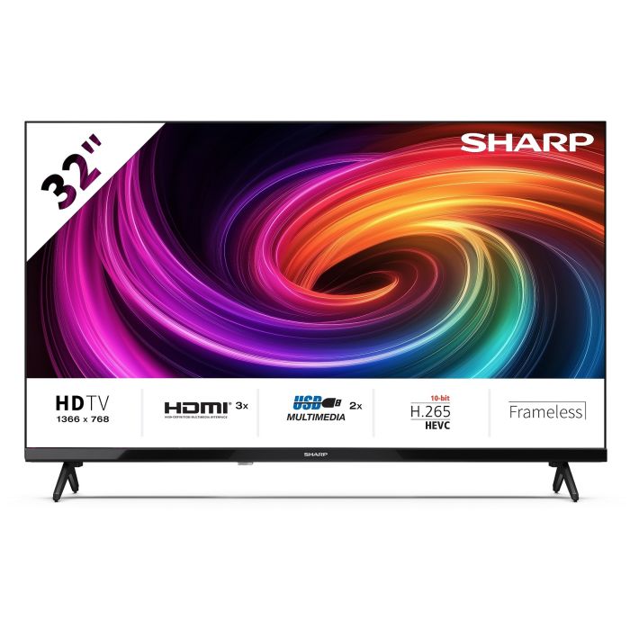 Sharp 32" Hd Ready Led-tv 32ha1705e 