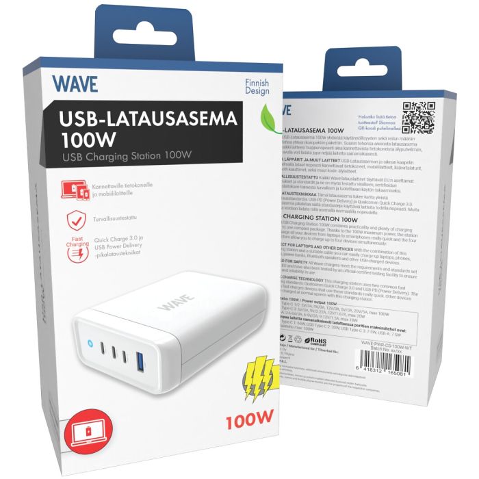 Wave 100w Usb-latausasema