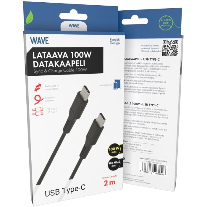 Wave Pikalataava 100w 2m Datakaapeli
