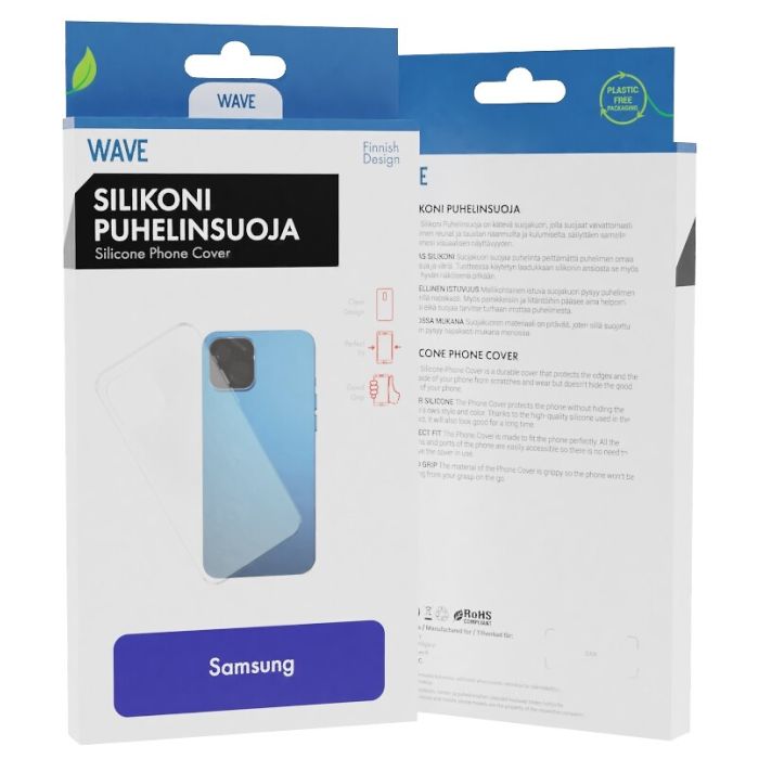 Wave Galaxy S23+ 5g Kirkas Silikonisuojakuori