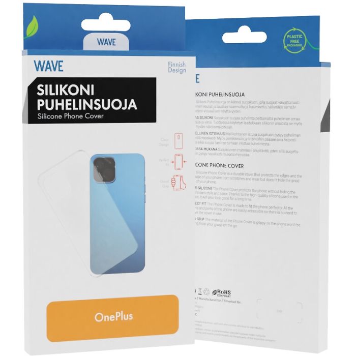 Wave Oneplus 10t Kirkas Silikonisuoja