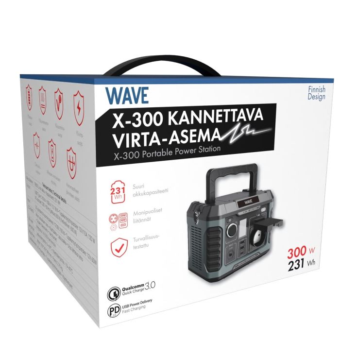 Wave X300 Kannettava Virta-asema