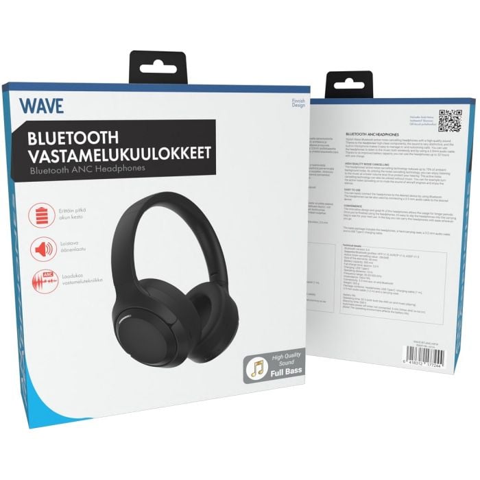 Wave Bluetooth Stereo Vastamelukuulokkeet